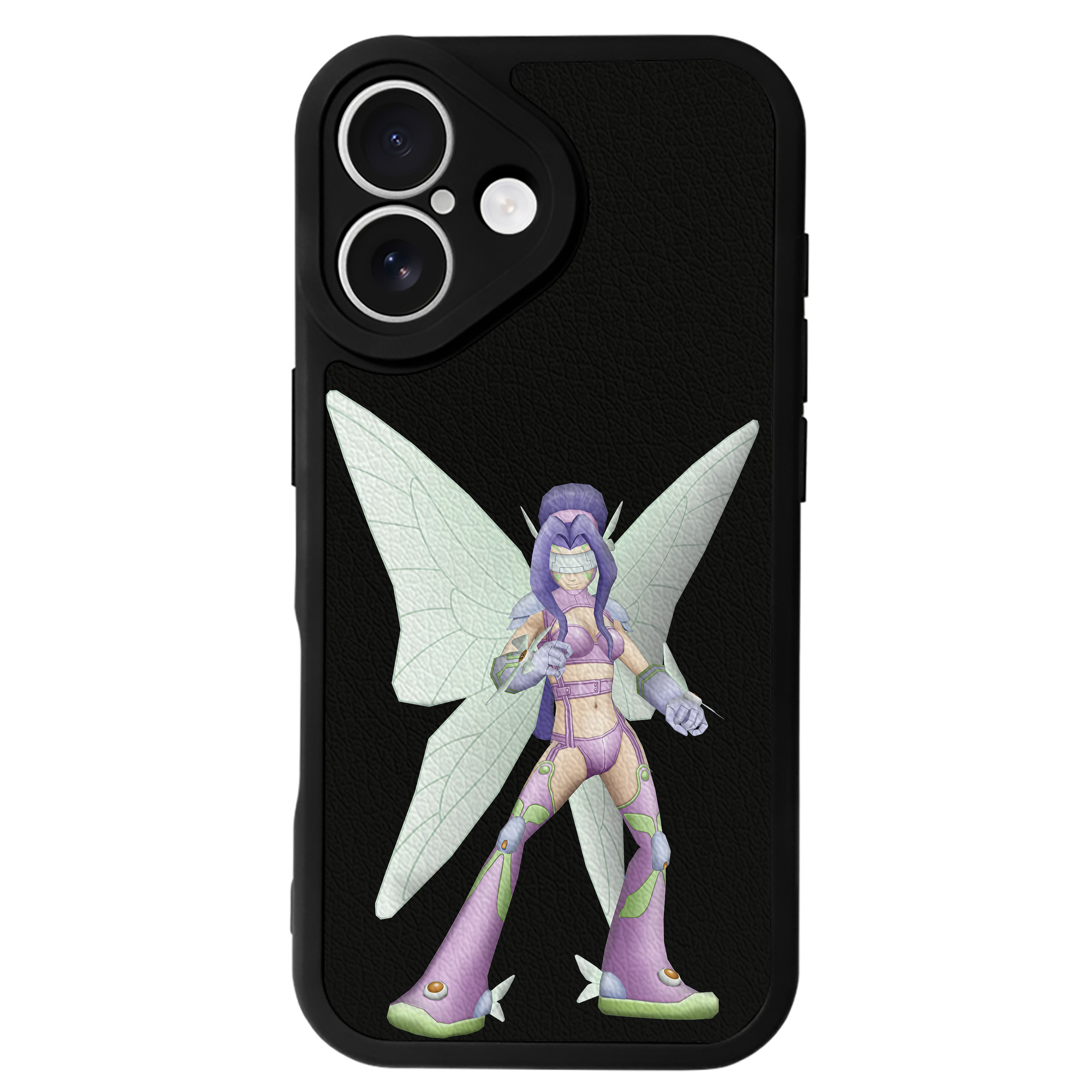 （画像用） Digimon デジタルモンスター/デジモン 【iPhone 16シリーズ対応】シリコンスマホケース（レザー調） 材質：シリコン